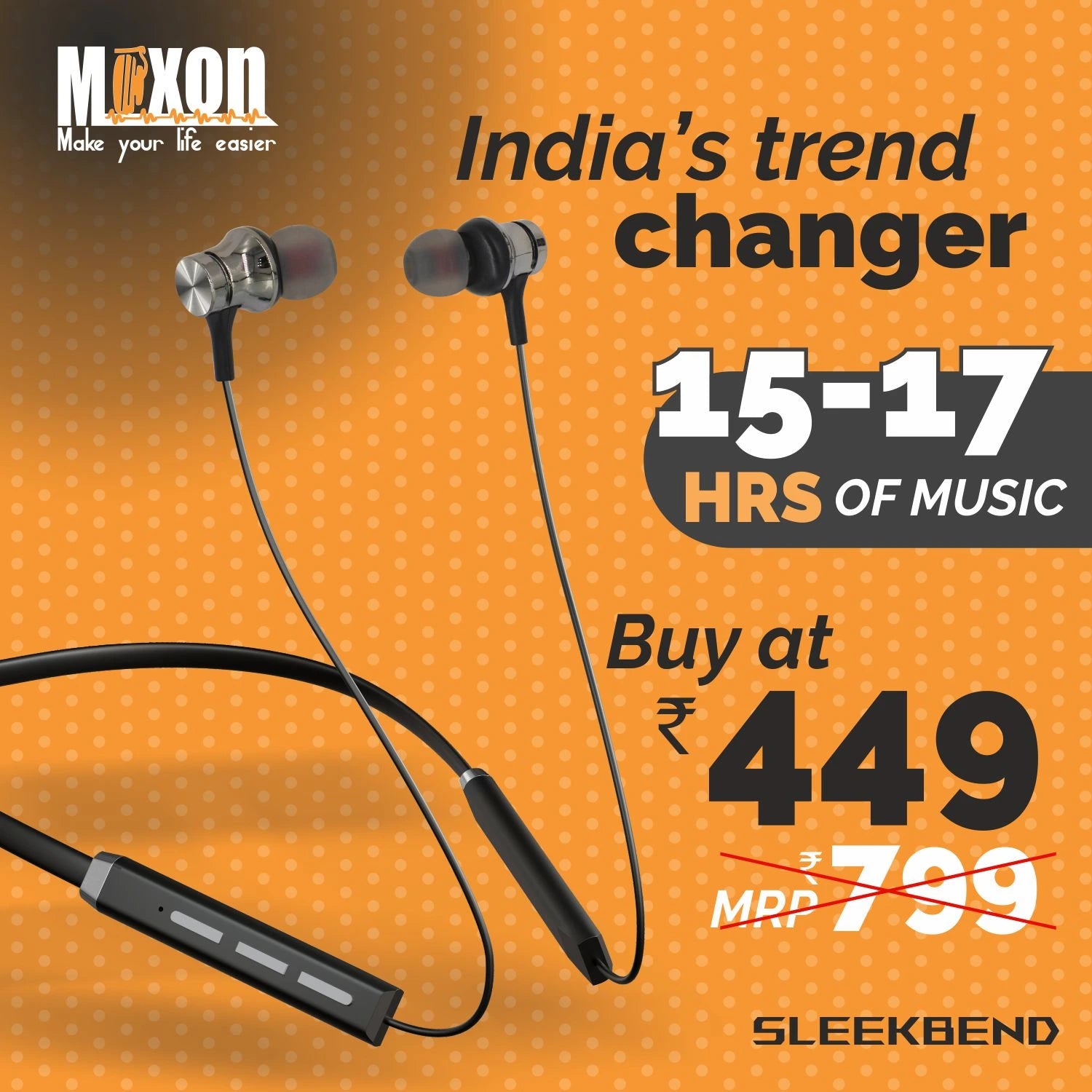 Maxobull Sleekbend Neckband
