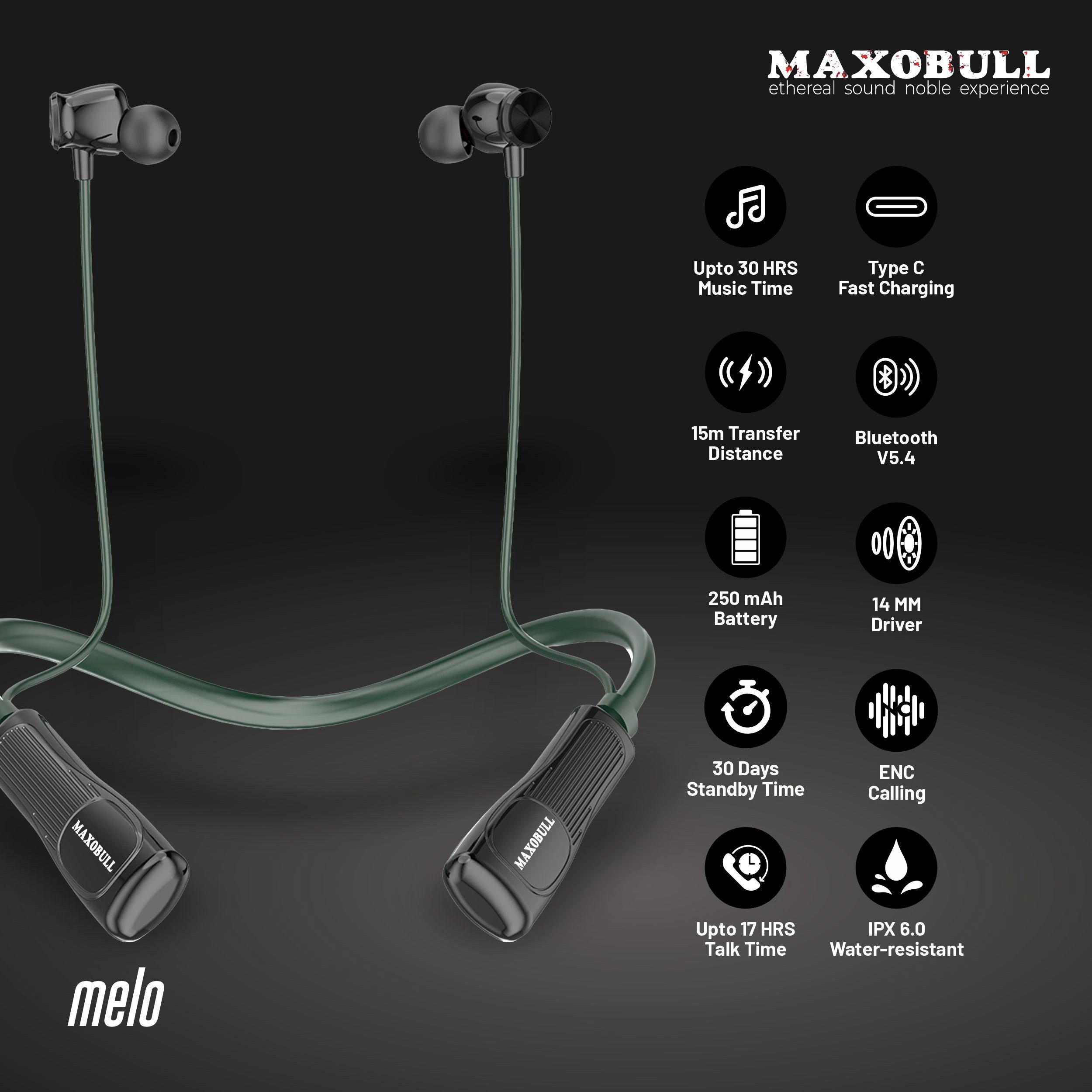 Maxobull Melo Neckband