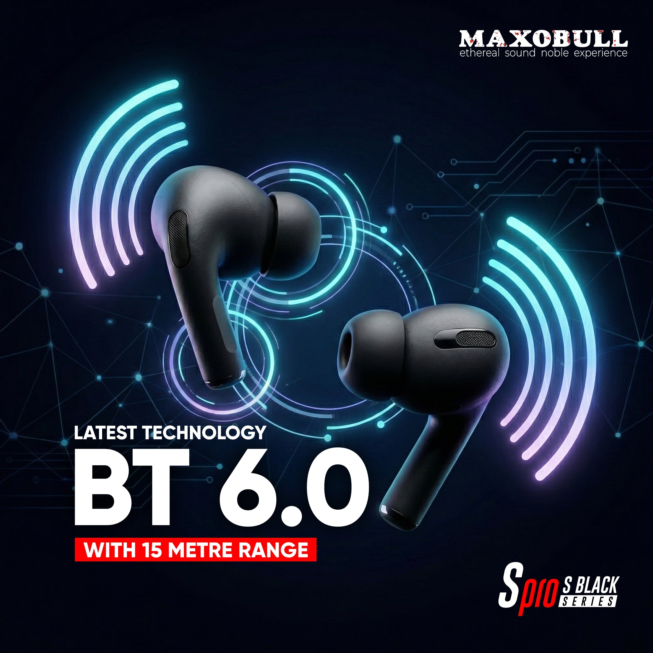 Maxobull SM Pro Black Series Earbuds