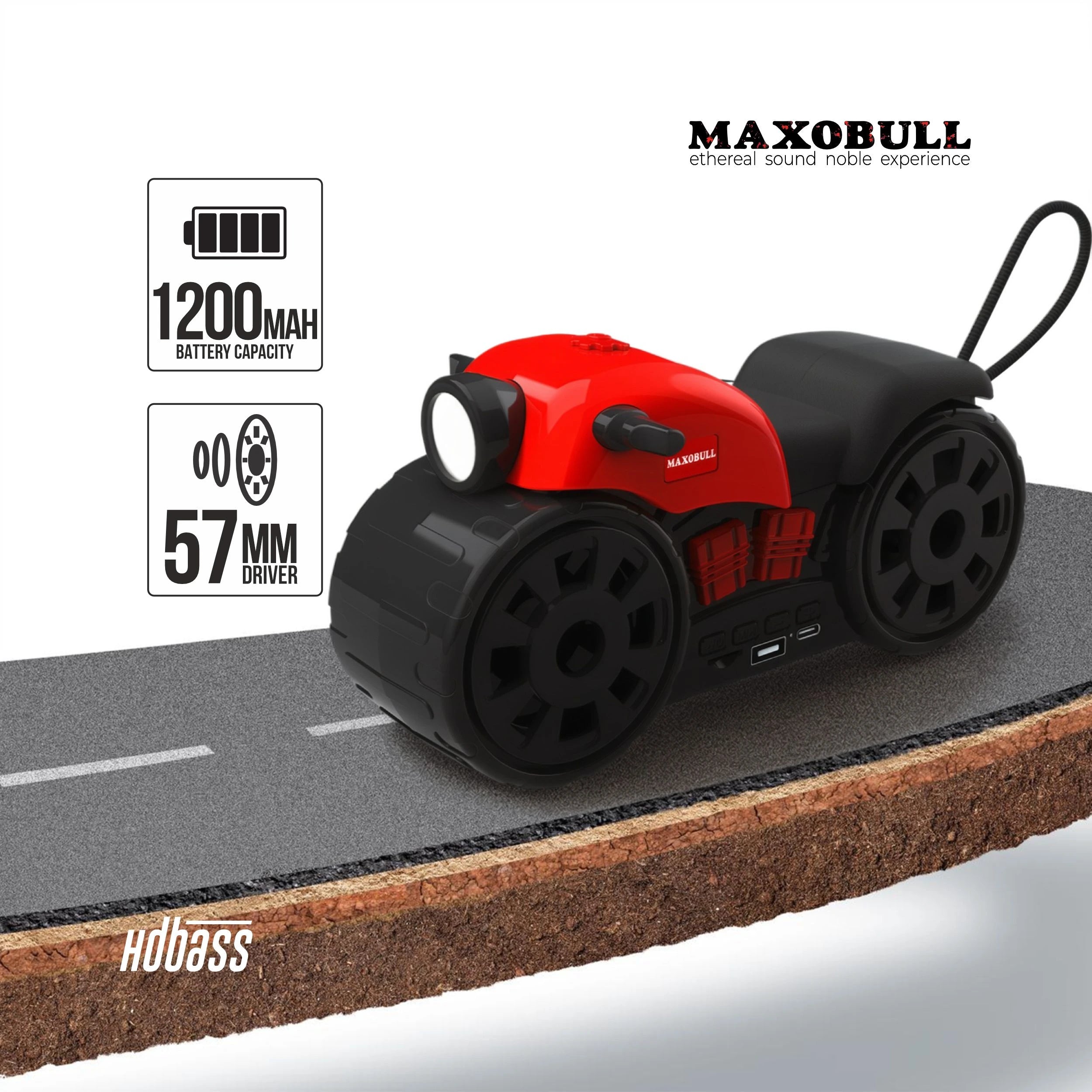 Maxobull HD Bass Bike Speaker