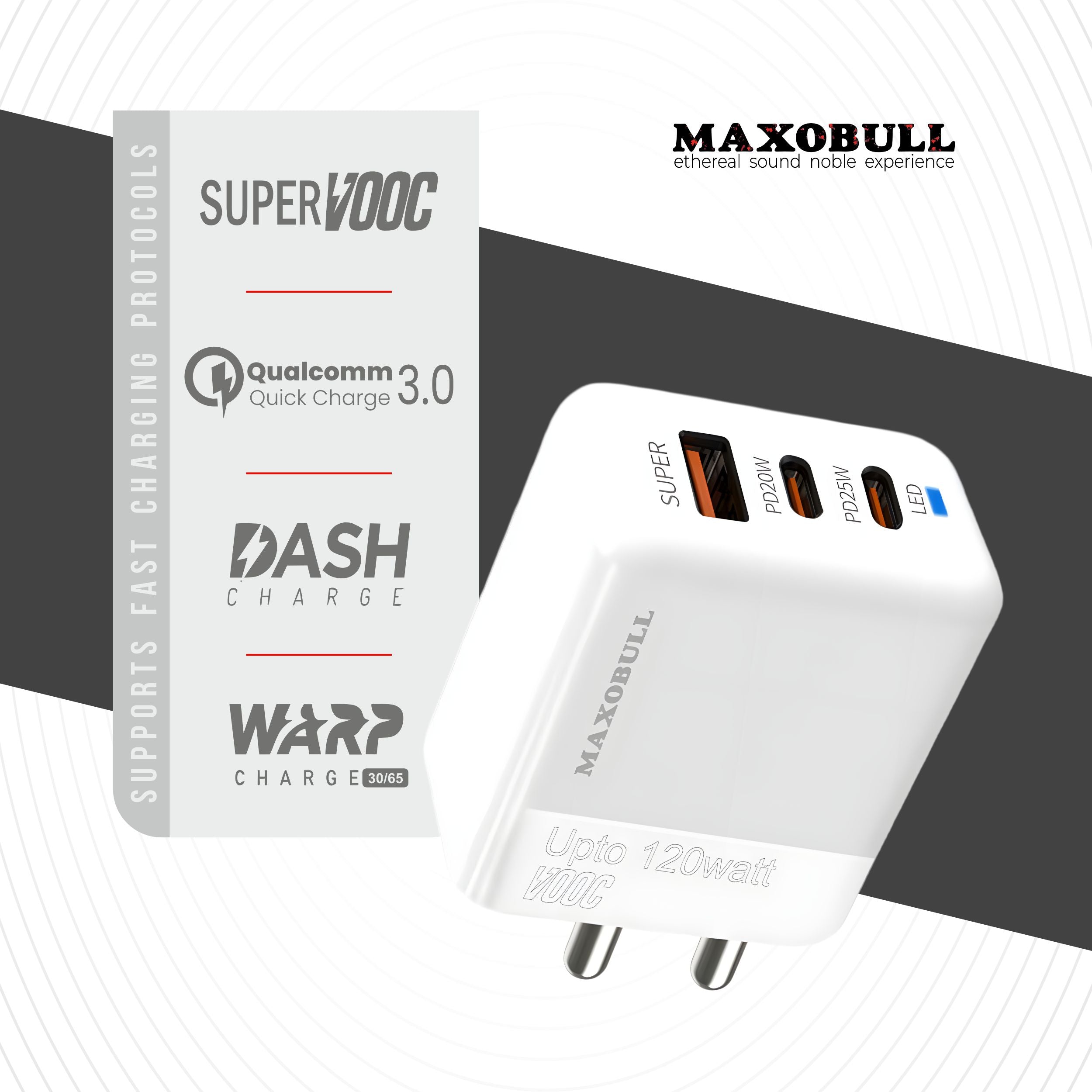 Maxobull PD 1202 Charger - 120W