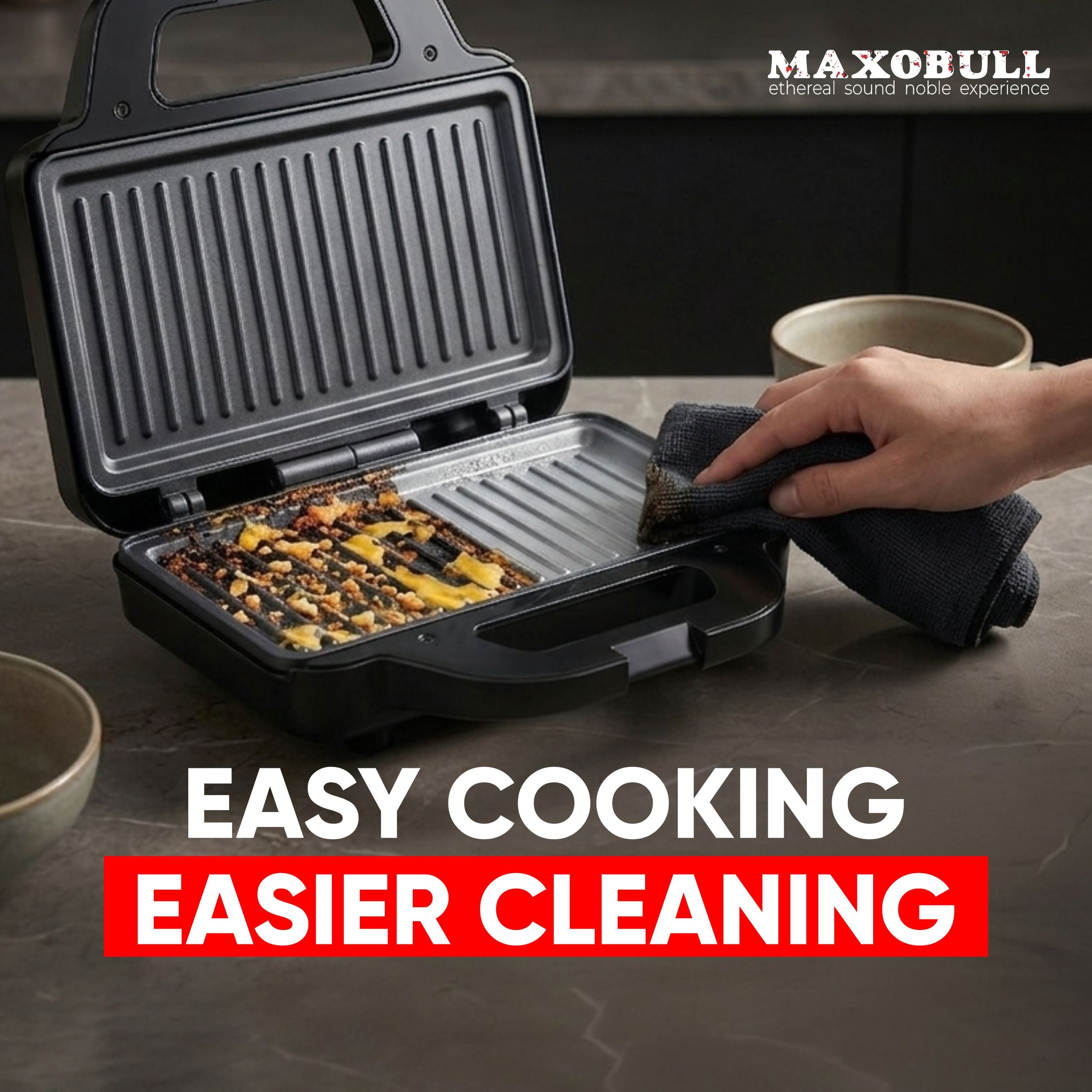 Maxobull 750W Sandwich Maker