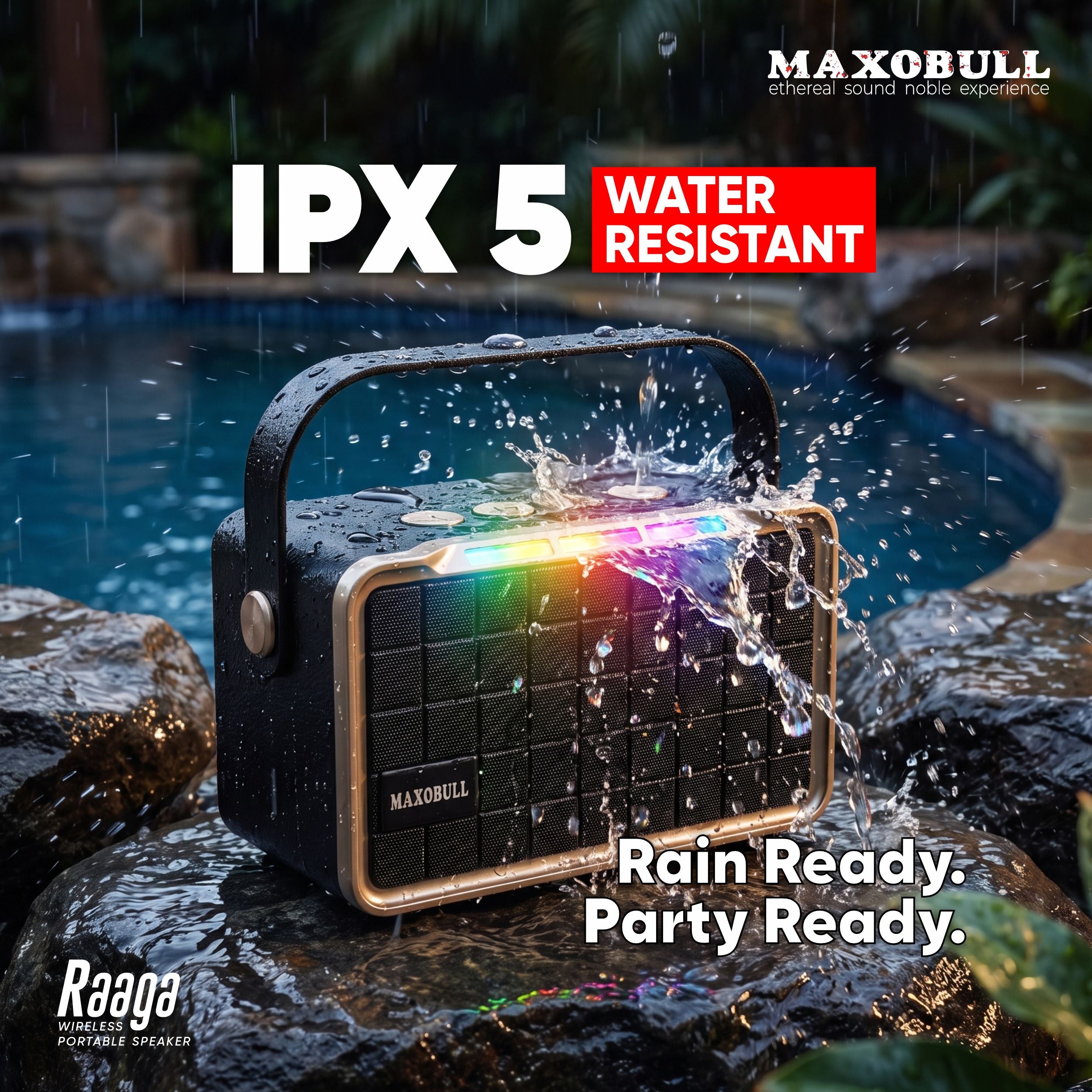 Maxobull Raaga Wireless Portable Speaker