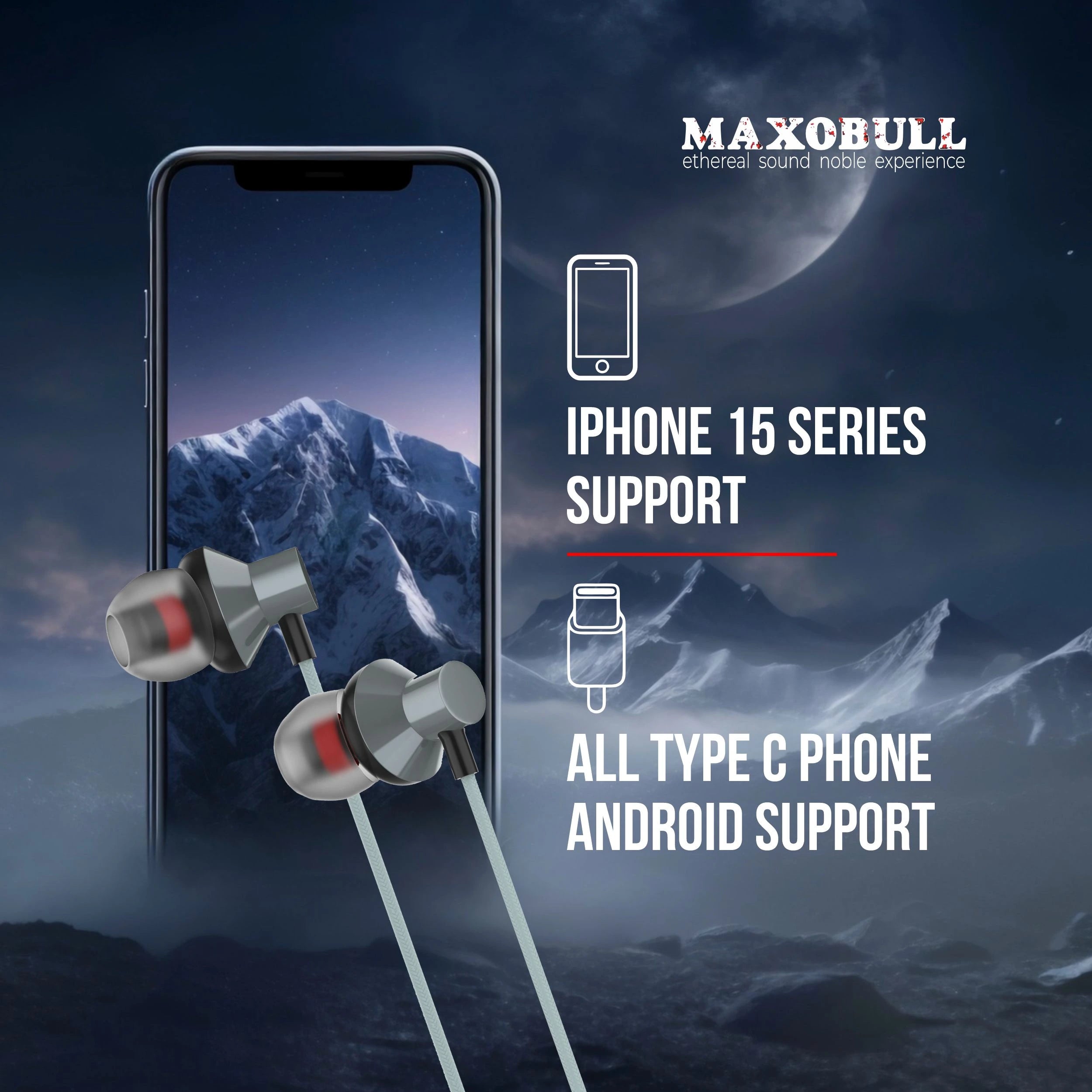 Maxobull 15C Earphone