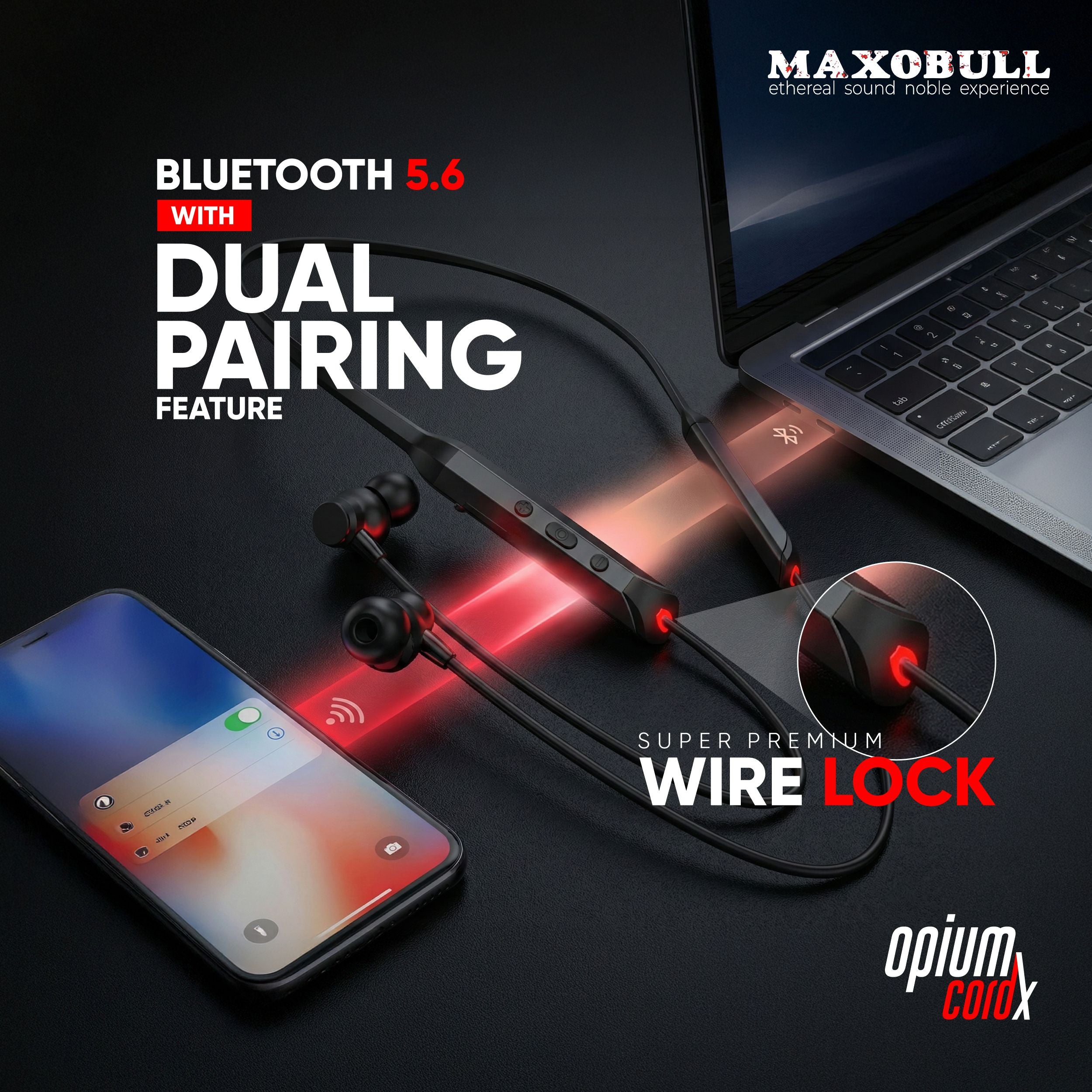 Maxobull Opium CordX Neckband
