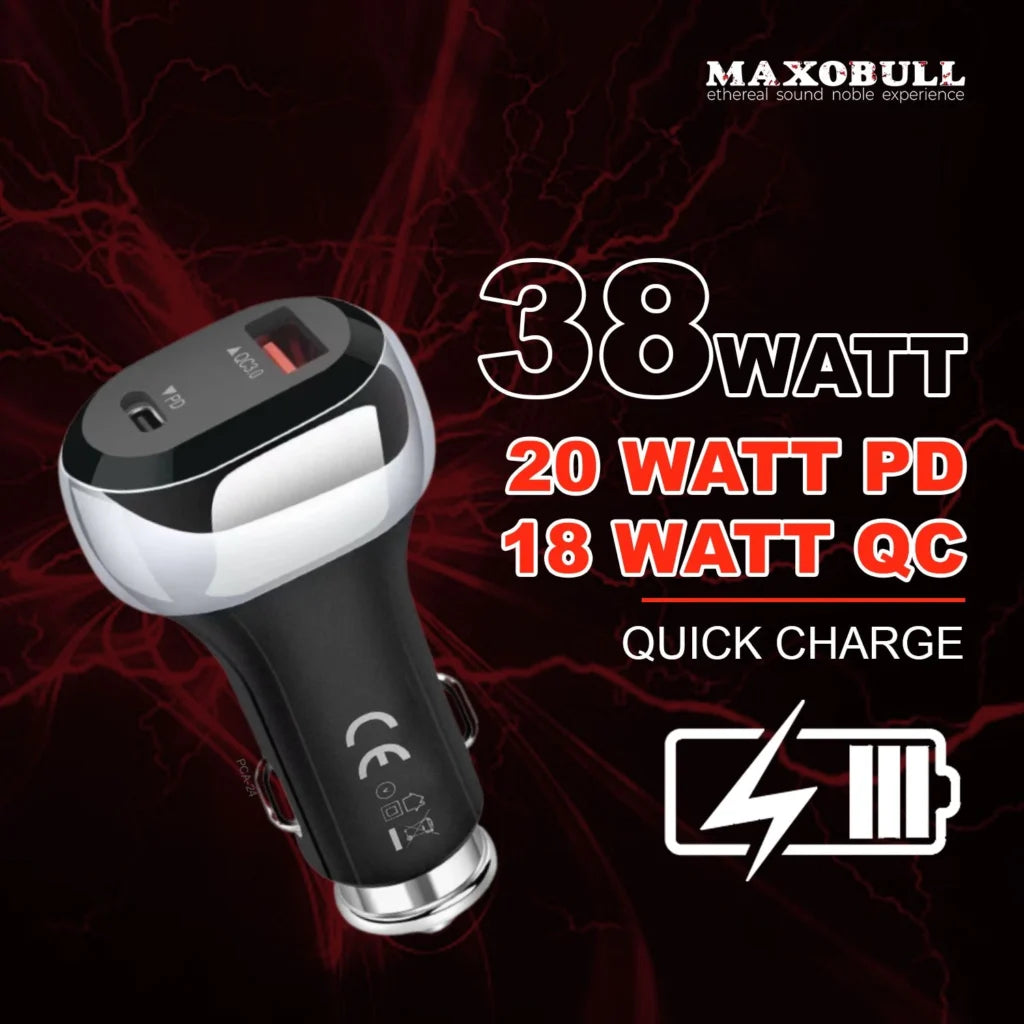 Maxobull Car Charger 38W