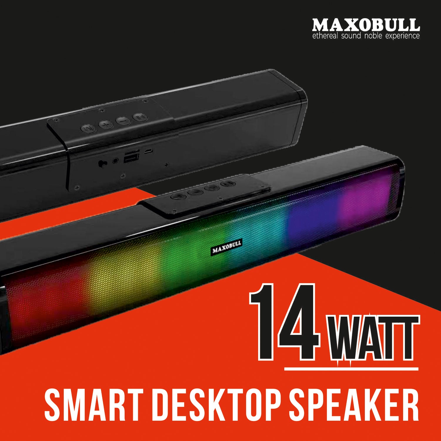Maxobull Rainbow DO2+ 14 Watt Bluetooth Smart Speaker