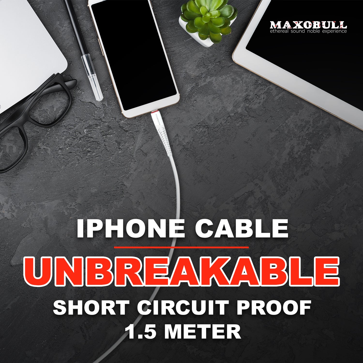 Maxobull Power pca-14 IPhone Data and Charging Cable