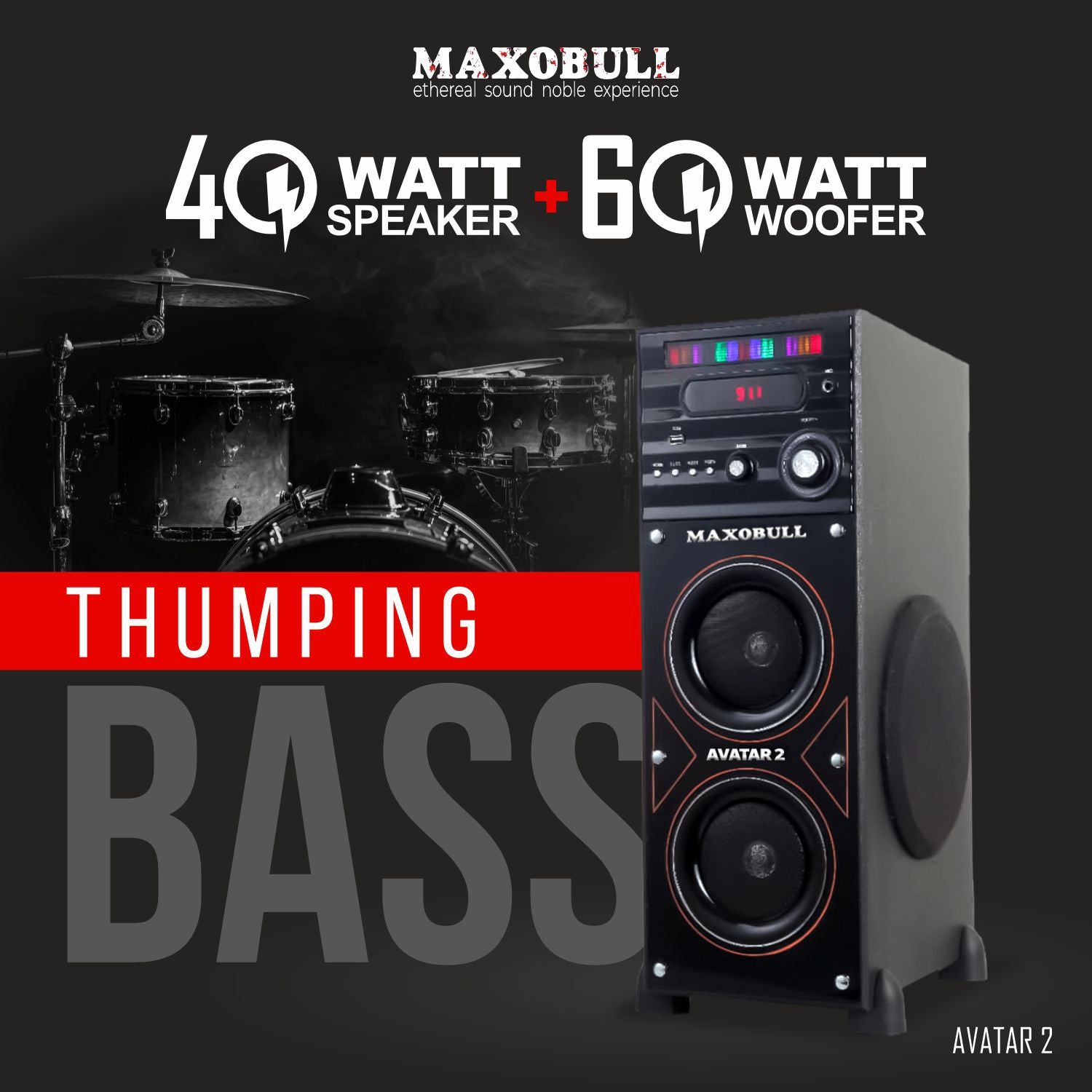 Maxobull Sound Tower Avatar 2 Commando