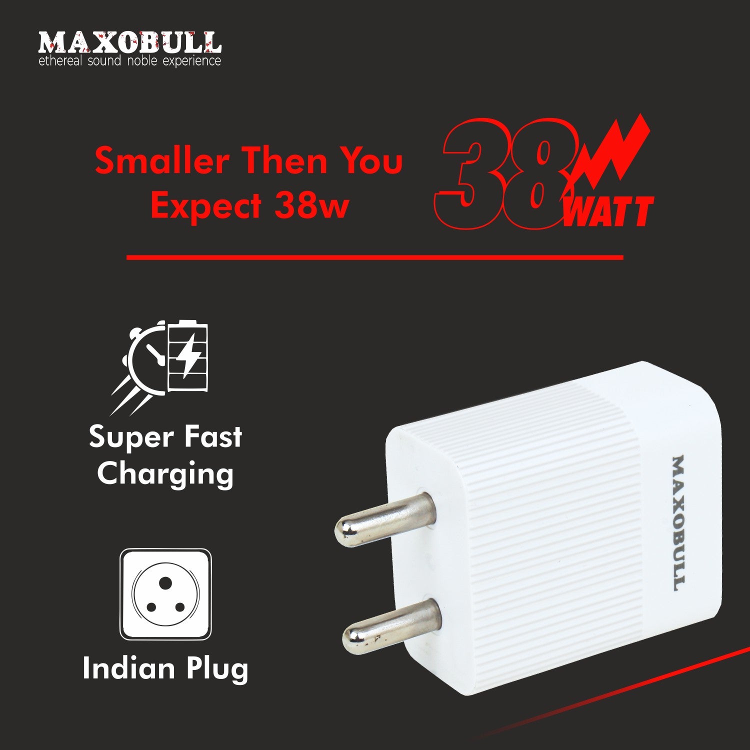 Maxobull 38W PD+QC With Cable