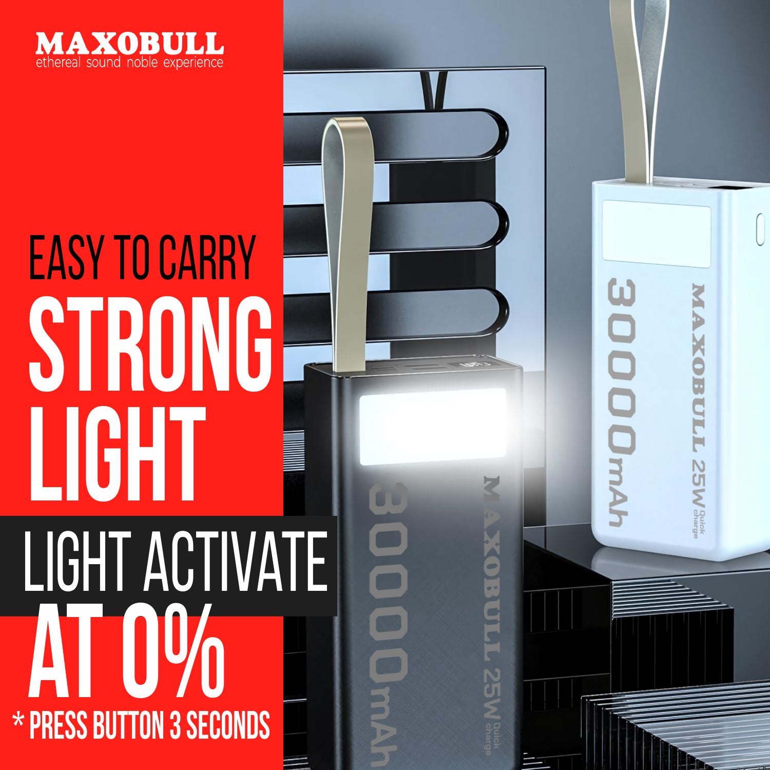Maxobull Powerbank Svelte 30000 mAh