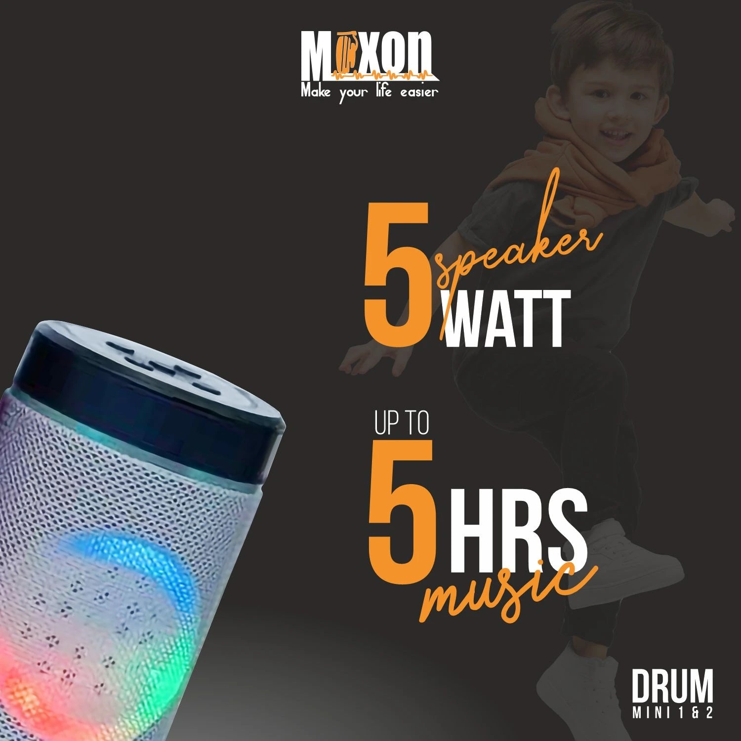 Maxobull Drum Mini 1 & 2 Speaker