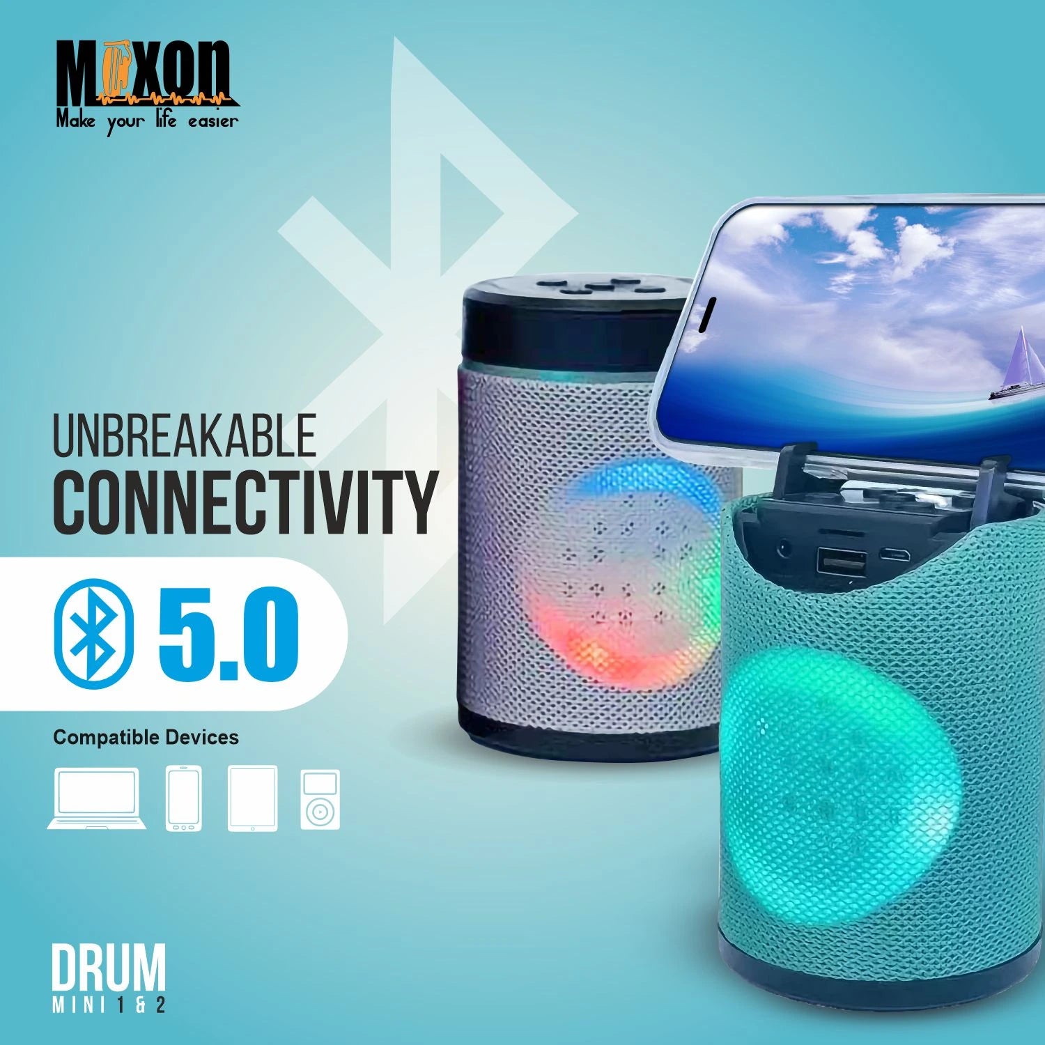 Maxobull Drum Mini 1 & 2 Speaker
