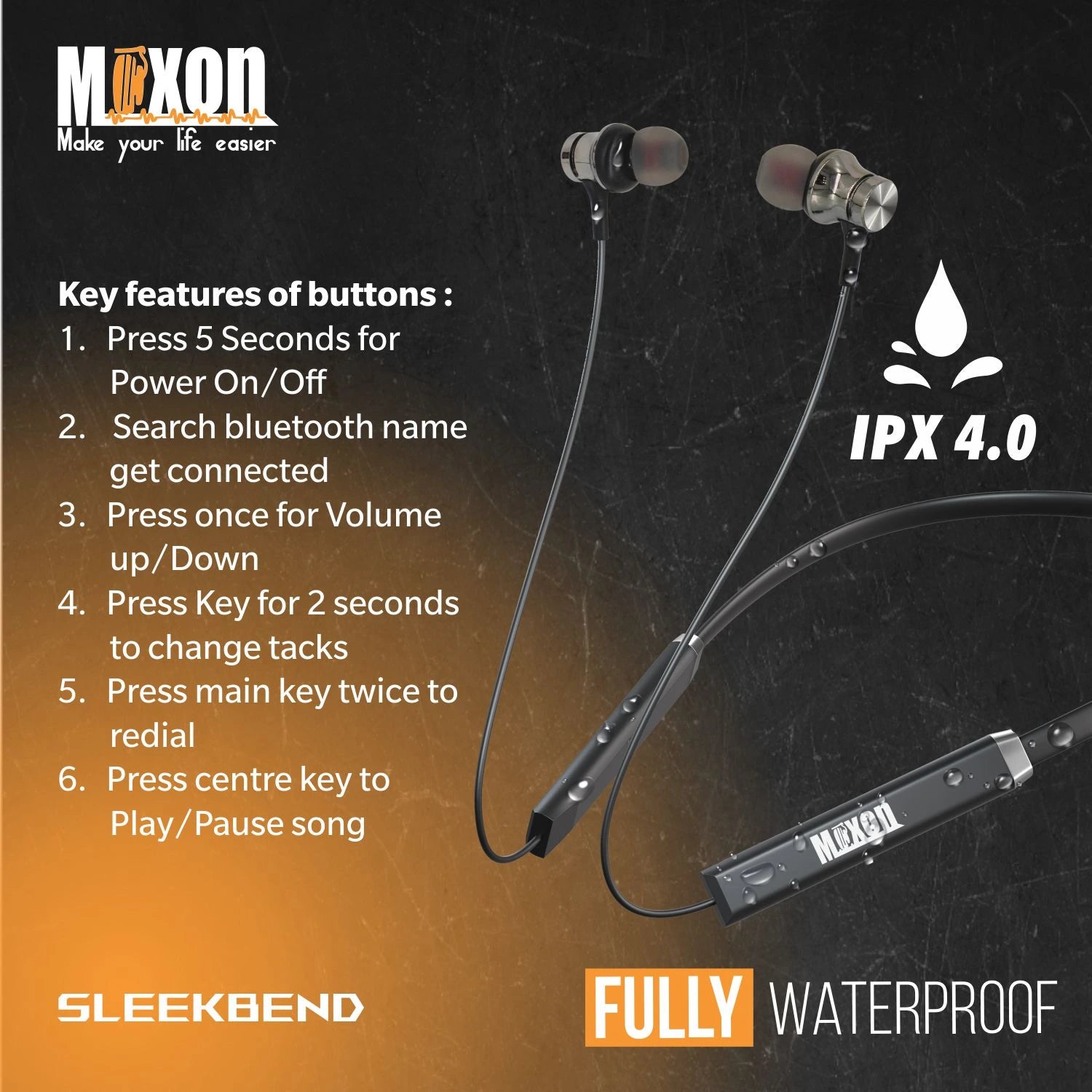 Maxobull Sleekbend Neckband