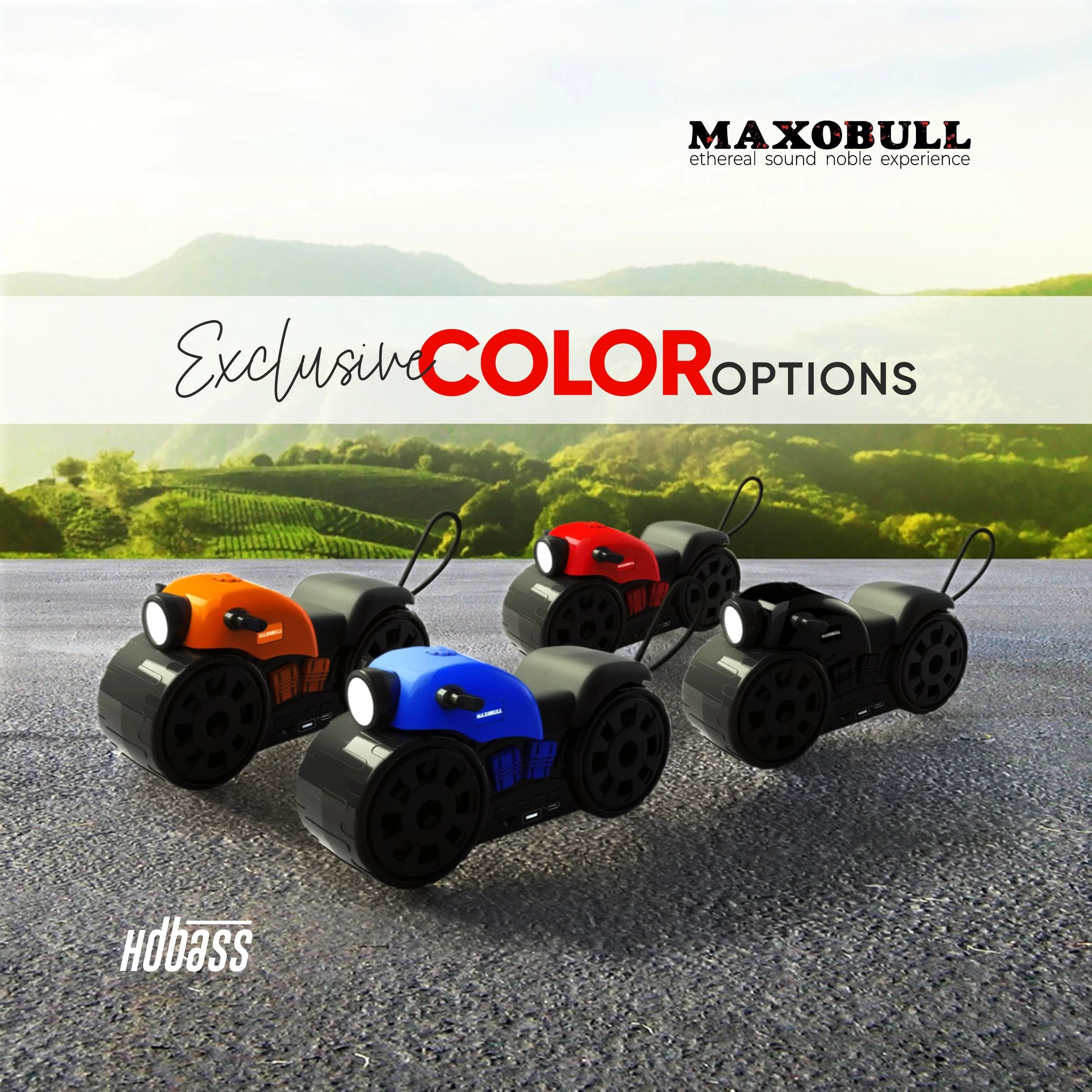 Maxobull HD Bass Bike Speaker