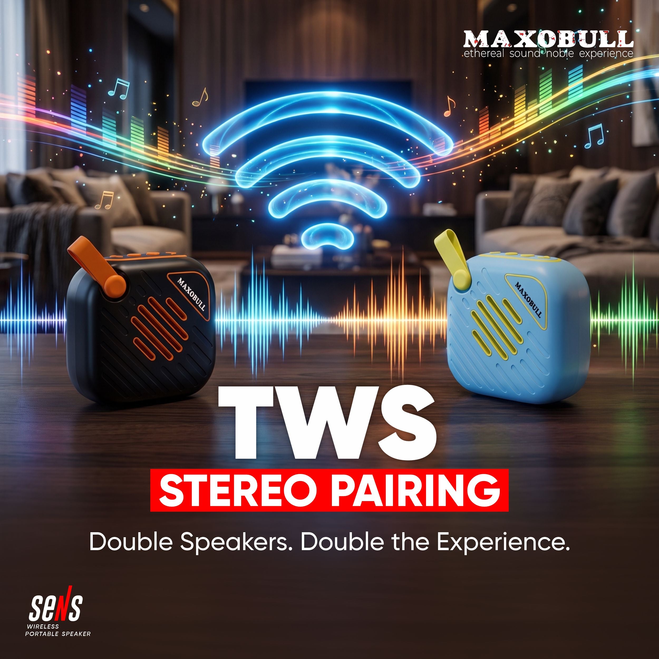 Maxobull Sens Wireless Portable Speaker