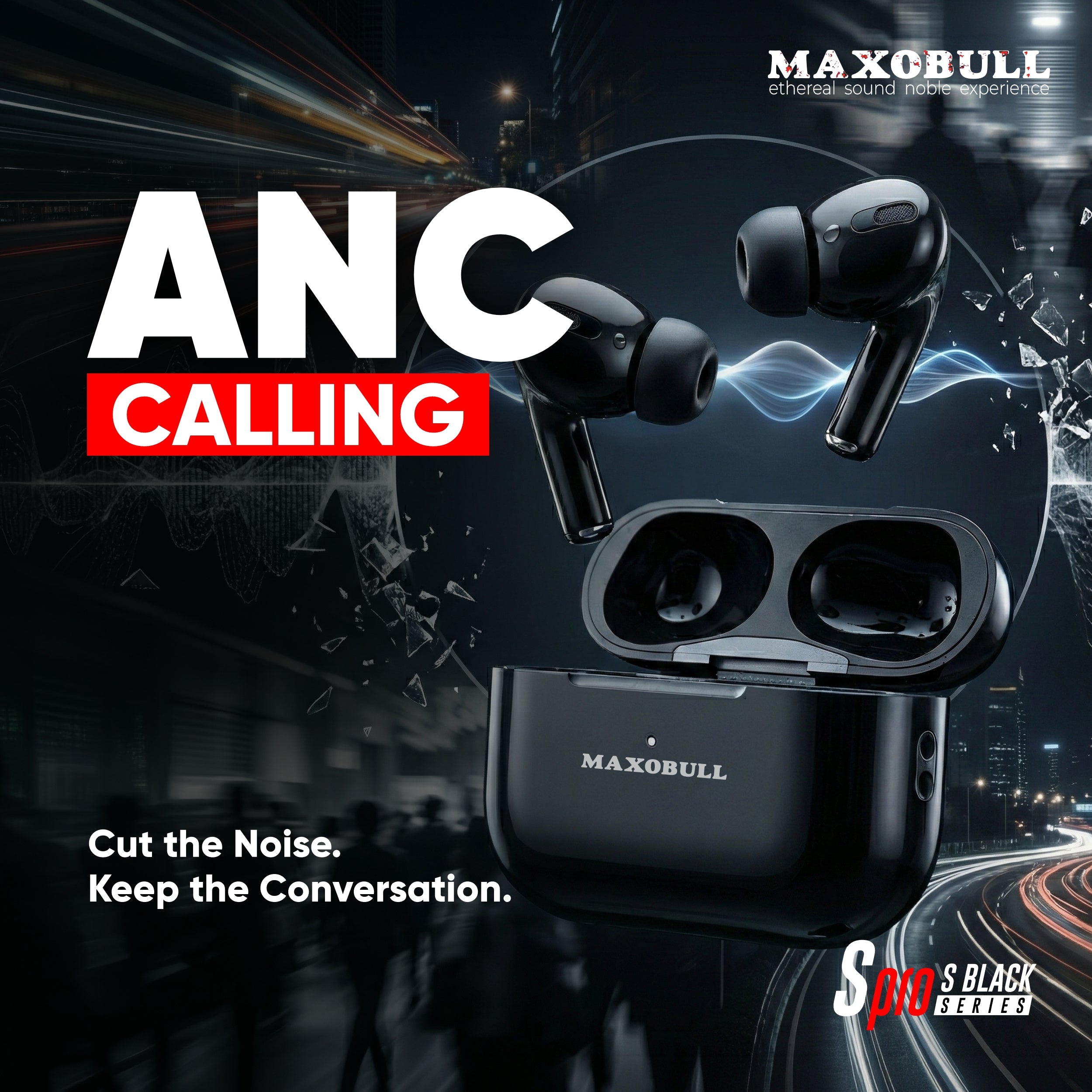 Maxobull SM Pro Black Series Earbuds