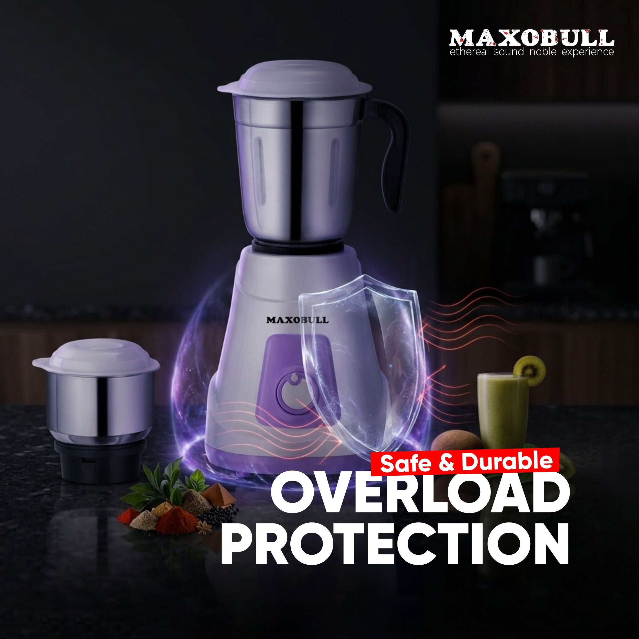 Maxobull 550W Mixer Grinder