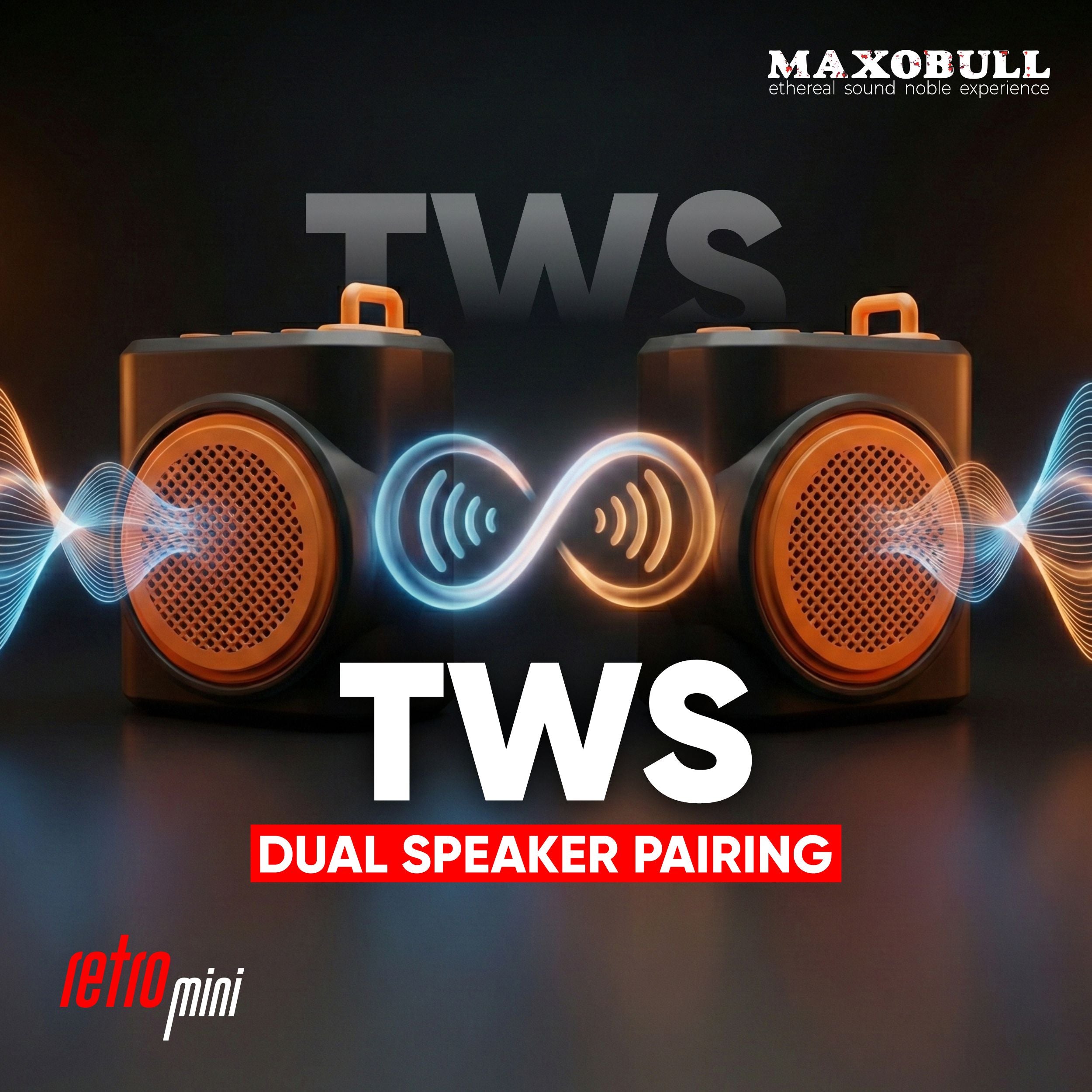 Maxobull 130 Retro Mini Speaker