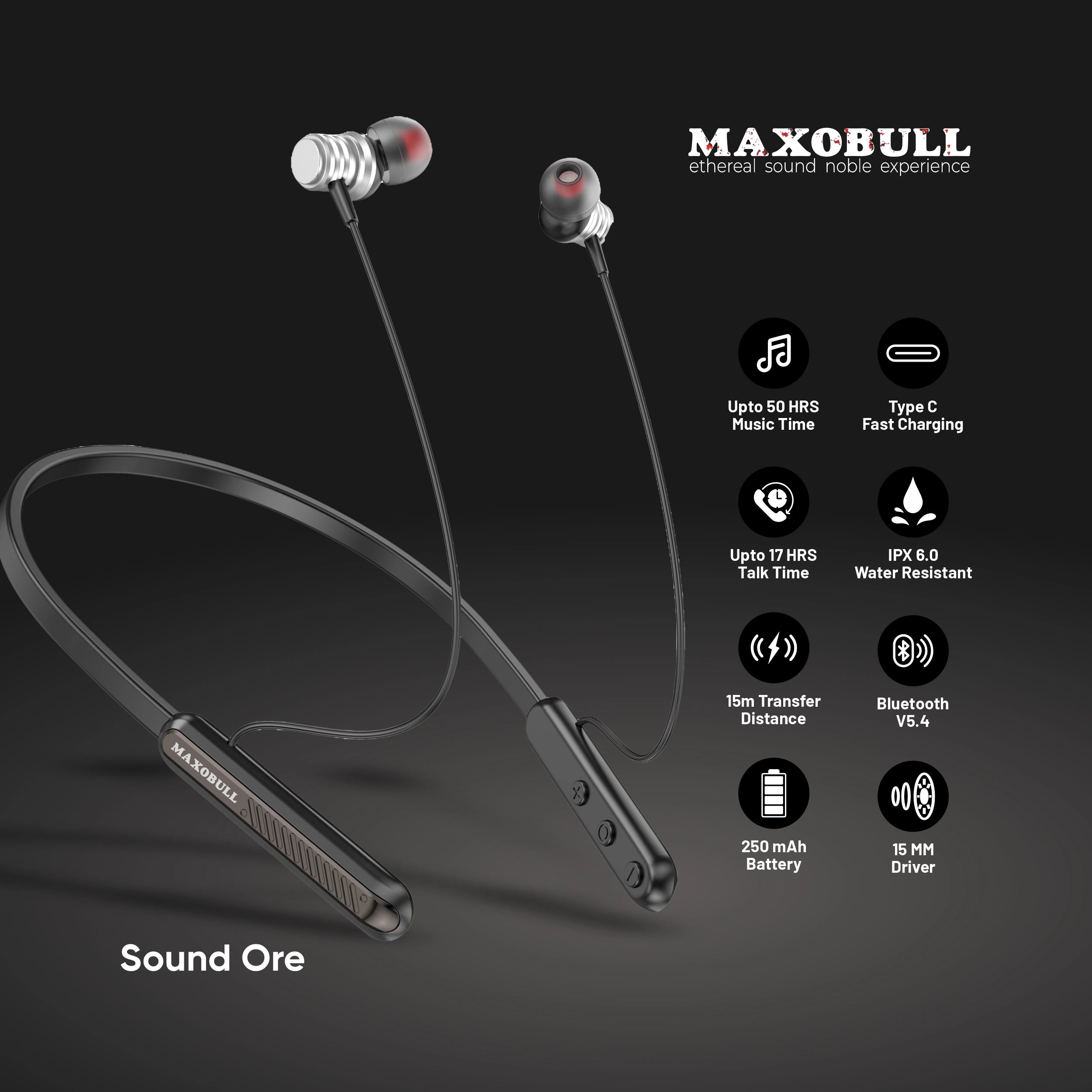 Maxobull Sound Ore Neckband