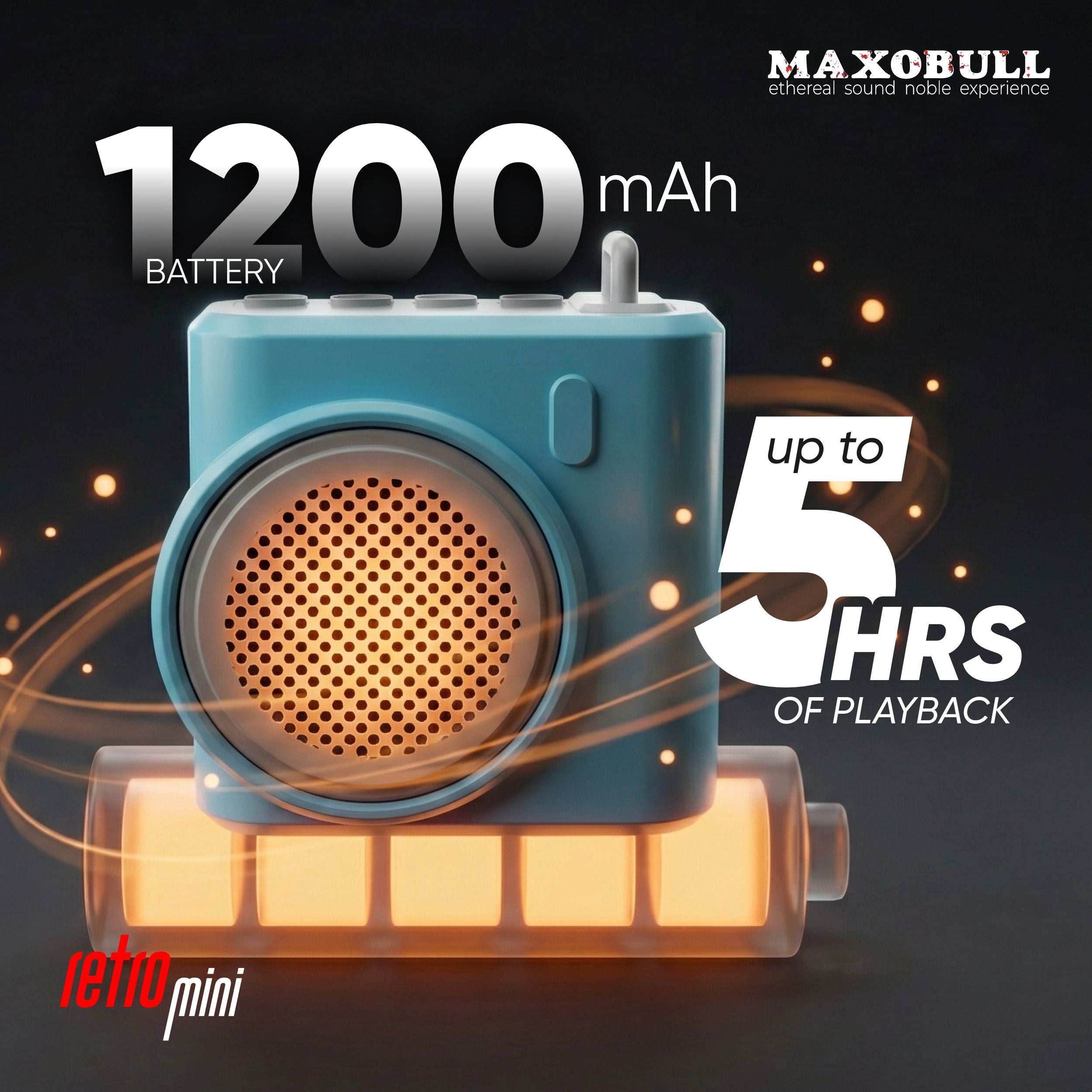 Maxobull 130 Retro Mini Speaker