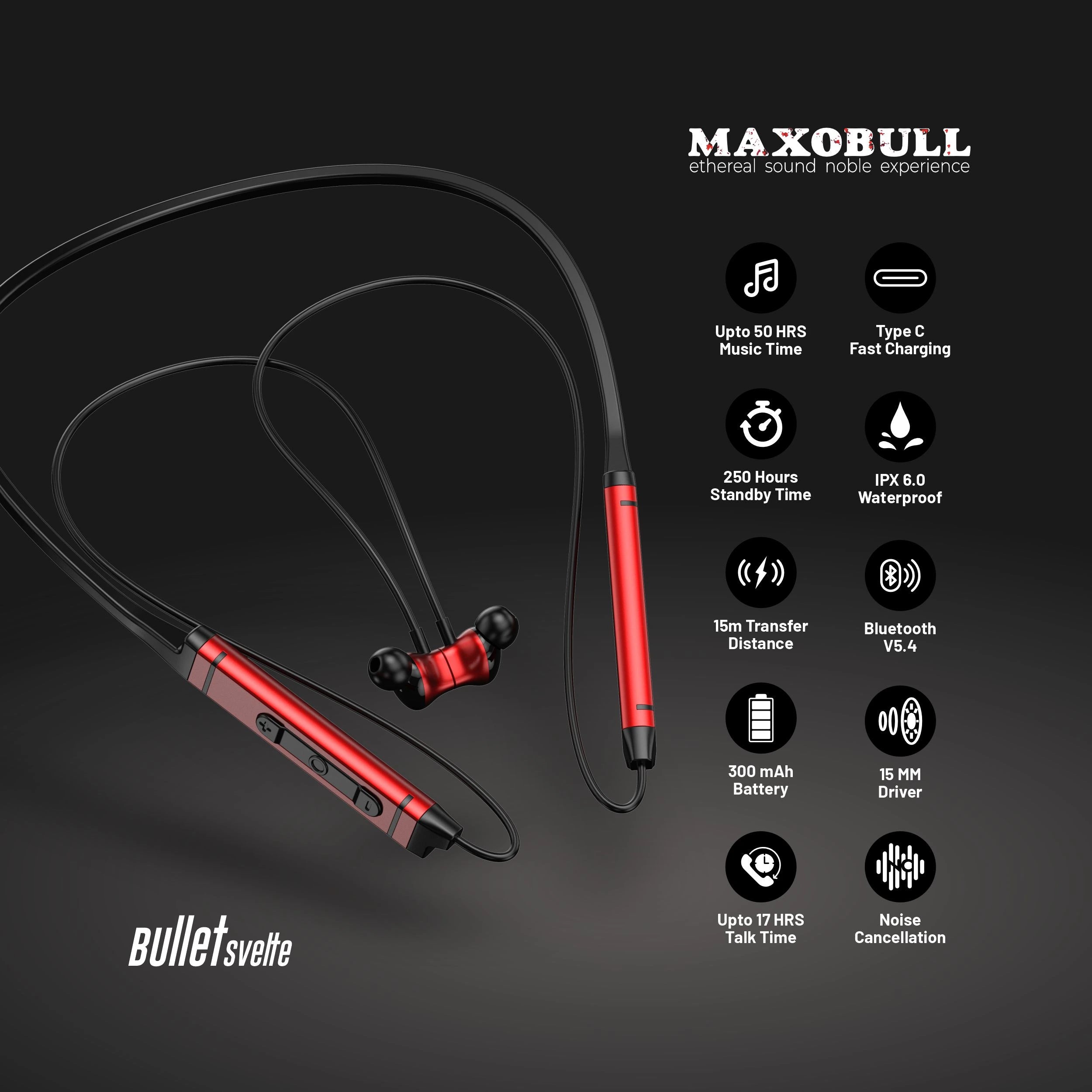 Maxobull Bullet Svelte Neckband