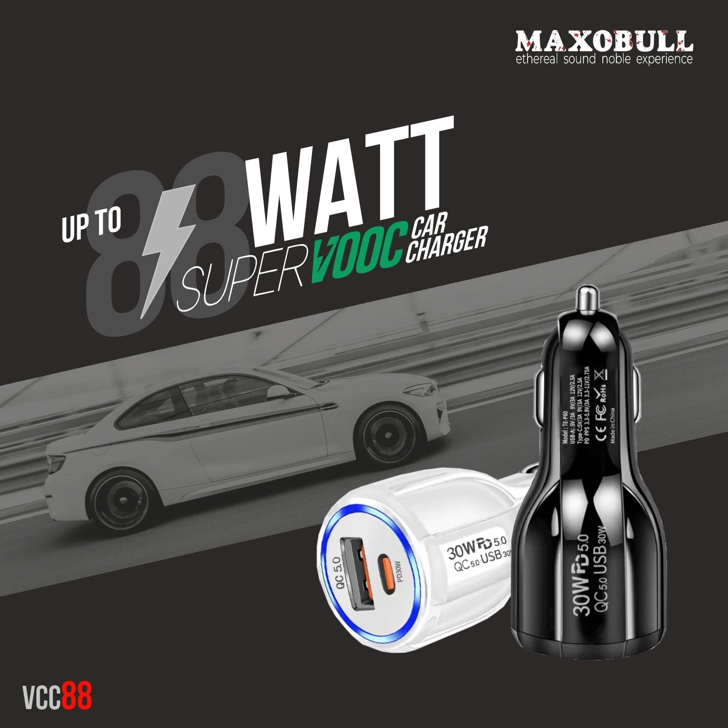 Maxobull VCC 88 Car Charger