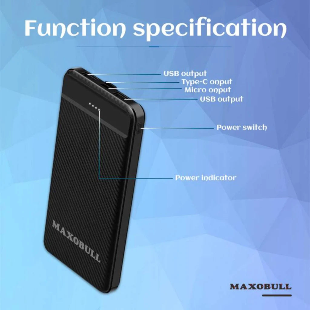 Maxobull Powerbank Svelte 2n/3n 10000 mAh